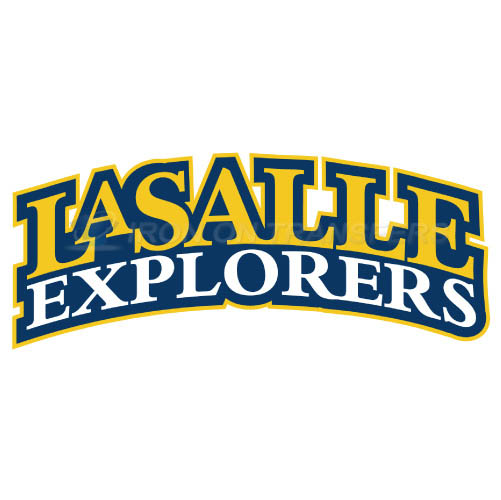 La Salle Explorers Logo T-shirts Iron On Transfers N4751 - Click Image to Close